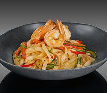 Удон с креветкой