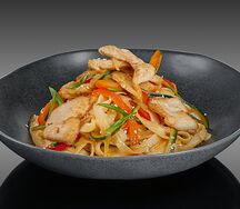 Удон с курицей