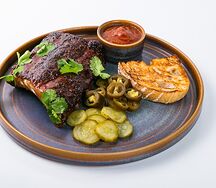 Свиные ребра в глазури