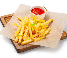 Картофель фри с сыром