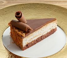 Шоколадно-банановый торт