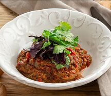 Аджапсандал из печеных овощей