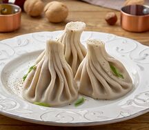 Хинкали с лососем