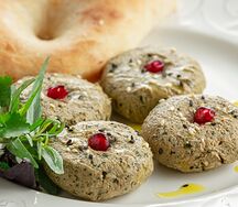 Пхали из баклажана с грецким орехом