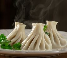 Хинкали с курицей