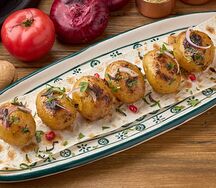 Шашлык из молодого картофеля