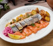 Русская рыбная тарелка