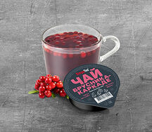 Чай брусника-каркаде