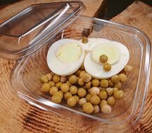 Яйцо с гарниром