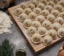 Пельмени домашние ручной лепки (1000 г)