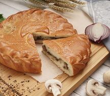 Пирог с картофелем и грибами (0,5 кг)