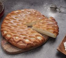 Пирог с творогом (1 кг)