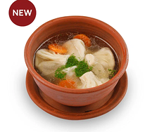 Суп с мини-хинкали