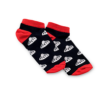 Короткие носки с хинкали  (1 пара)