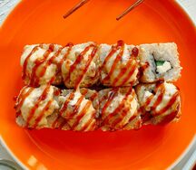 Запеченный ролл с угрем