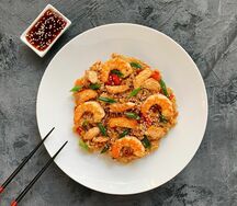 Рис с морепродуктами