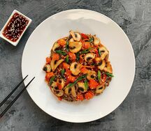 Соба с овощами