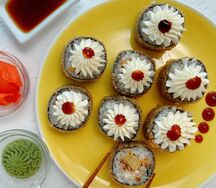 Ролл лосось темпура