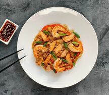 Удон с морепродуктами