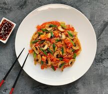 Удон с овощами