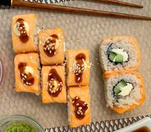 Запеченный ролл Филадельфия