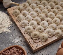 Куриные пельмени ручной лепки