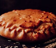 Пирог с горбушей из печки