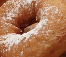 Пышка с сахарной пудрой