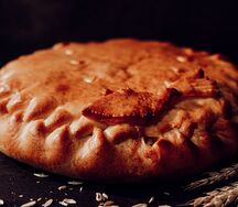 Пирог с горбушей из печки