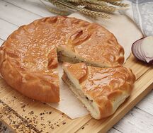 Пирог с горбушей из печки