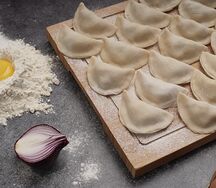 Вареники с картофелем и жареным луком