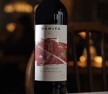 Безалкогольное вино красное сухое Каберне Темпранильо Рамита