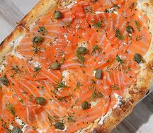 Лепешка с форелью