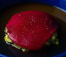 Тунец и авокадо