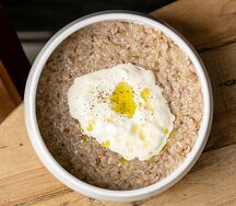 Гречневая каша со страчателлой