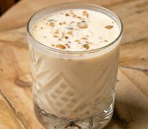 Ряженка с овсянкой и бананом