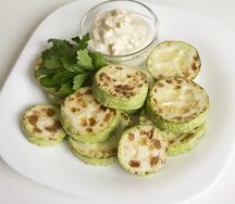 Кабачки на углях