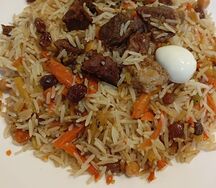 Плов с говядиной