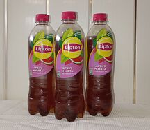 Холодный чай Lipton черный Арбуз-мята
