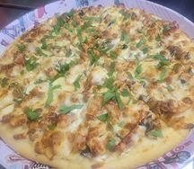 Курица и грибы 