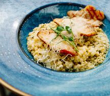 Птитим с цыпленком гриль