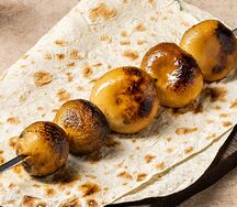 Шампиньоны на мангале