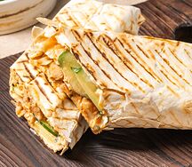 Шаурма С мангала с шашлыком из бедра цыпленка