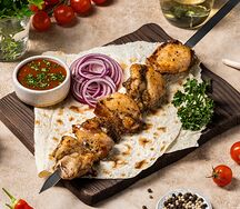 Шашлык филе бедра цыпленка 