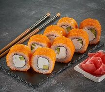 Филадельфия тобико оранжевый 2.0