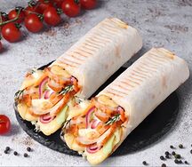 Сырная шаурма со свининой Xxl