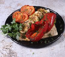 Овощи, запеченные на углях