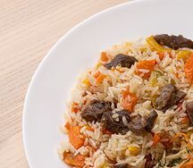 Плов с говядиной