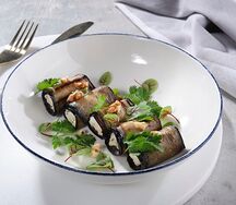 Рулетики из баклажанов