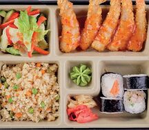 Бенто-ланч с креветками